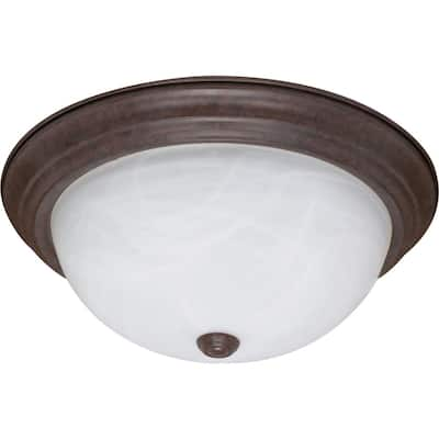 3-Light 15 In. Flush Fixture