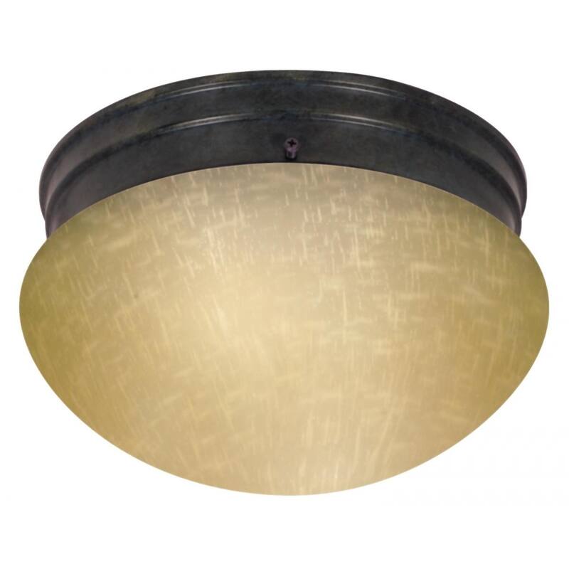 2-Light 10 In. Mushroom Flush