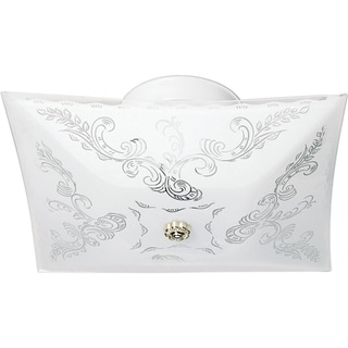 2-Light Square Ceiling Flush