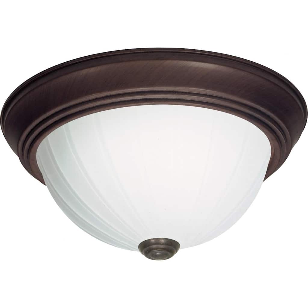 3-Light 15 In. Flush Mount