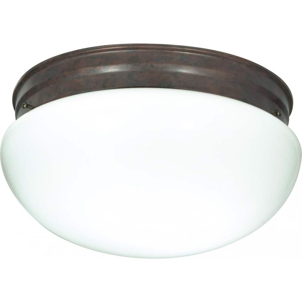 2-Light 12 In. Mushroom Flush