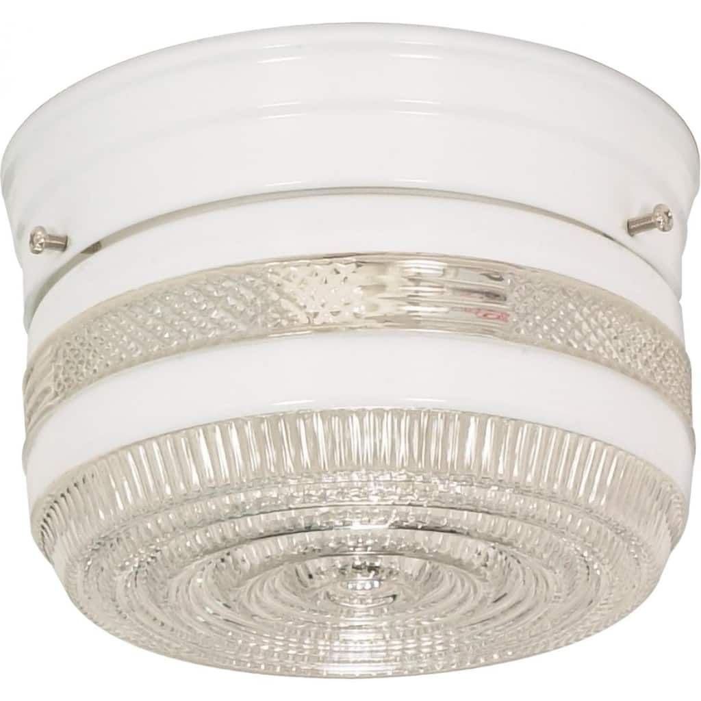 1-Light Small Flush Mount Drum