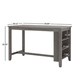 Brandi Grey Counter Height Table with Side Storage by iNSPIRE Q Classic - Thumbnail 8