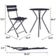 preview thumbnail 17 of 15, COSCO Outdoor Living 3 Piece Bistro Set with 2 Folding Chairs
