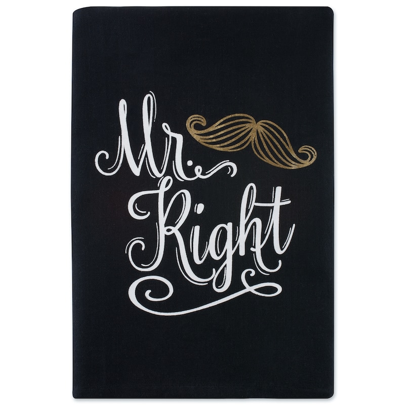 DII Wedding Themed Embellished Dishtowel Set