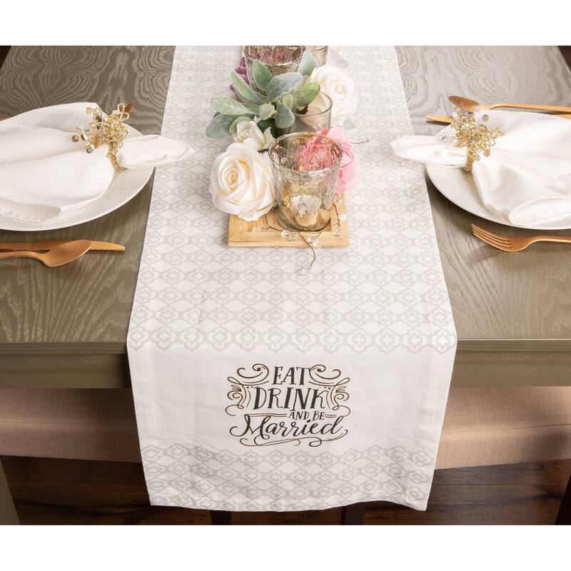 DII Wedding Themed Table Runner