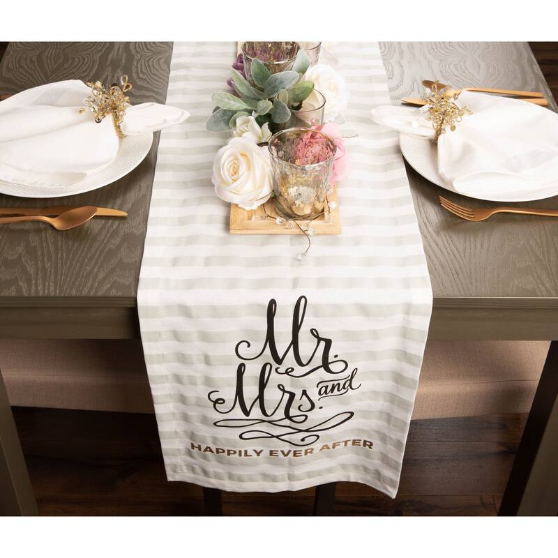 DII Wedding Themed Table Runner