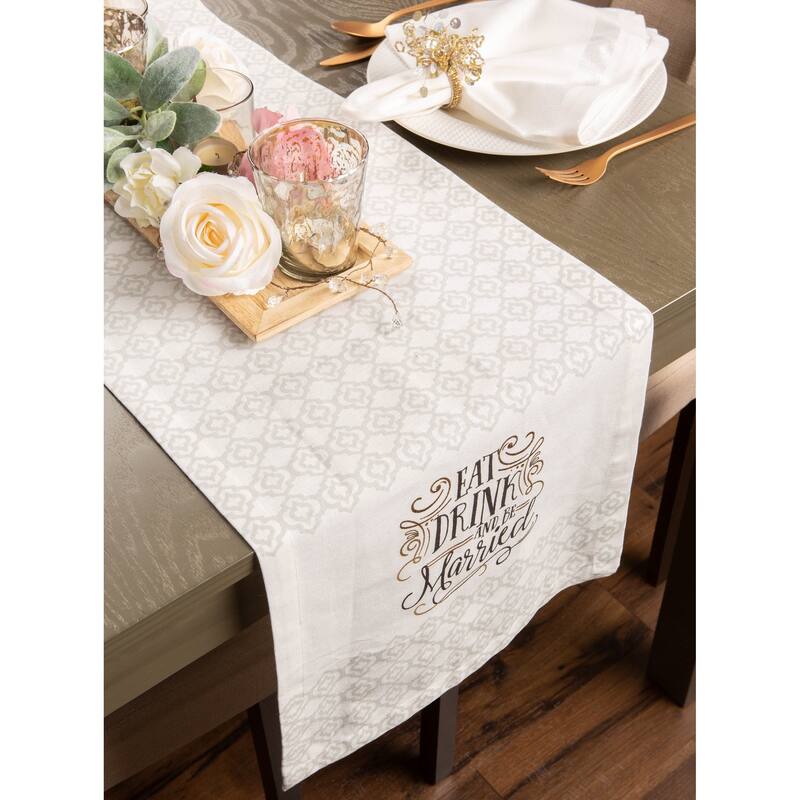 DII Wedding Themed Table Runner