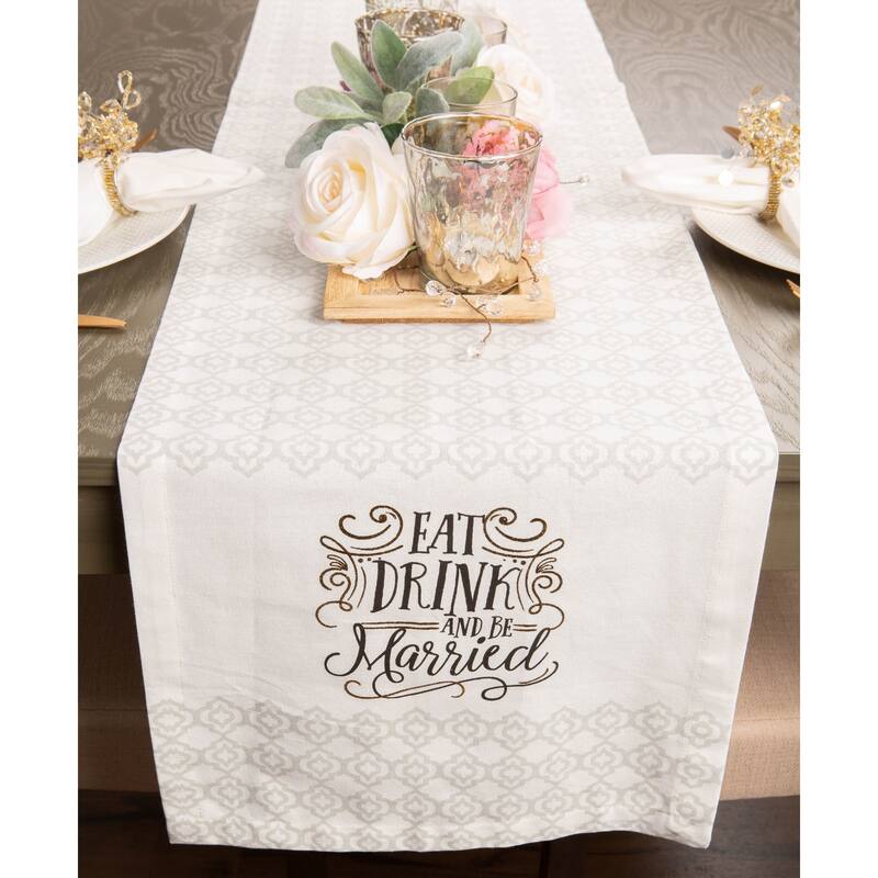 DII Wedding Themed Table Runner