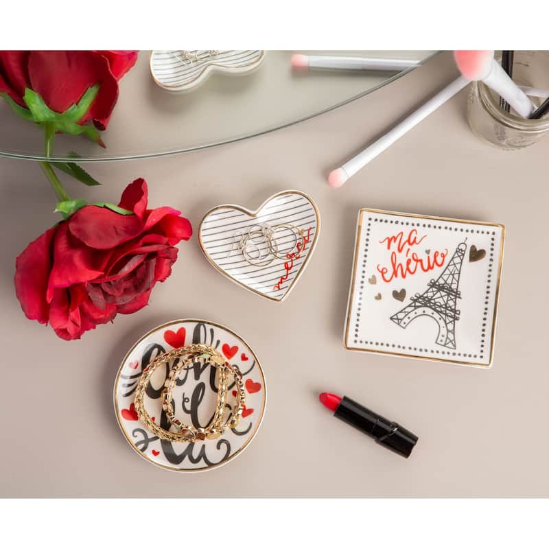 DII I Love Paris Catchall (Set of 3) - Assorted Set of 3