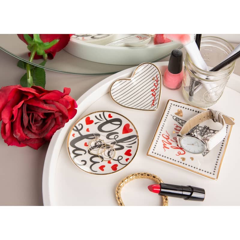 DII I Love Paris Catchall (Set of 3) - Assorted Set of 3