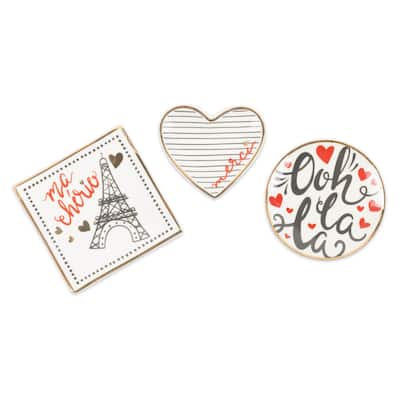 DII I Love Paris Catchall (Set of 3) - Assorted Set of 3
