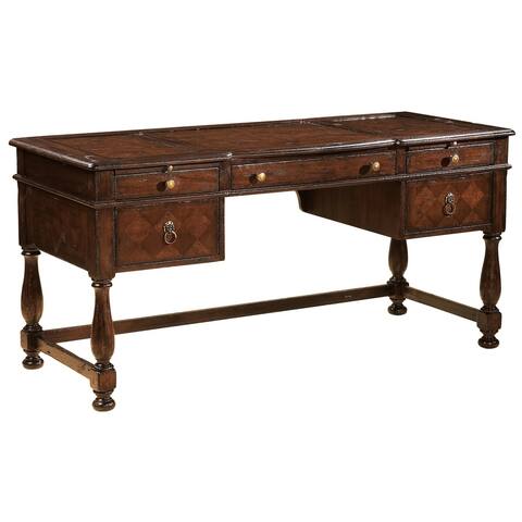 Solid Wood Home Office Writing Desk - Havana