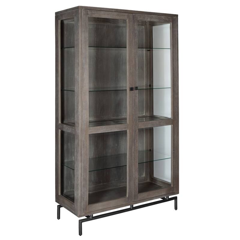Solid Wood Dining Curio Cabinet - Sedona
