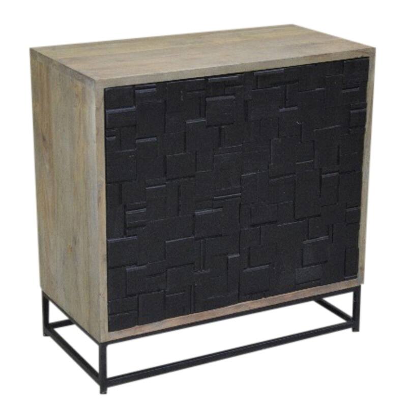 Solid Wood Scrap Parque Door Bedroom Accent Chest - Hekman