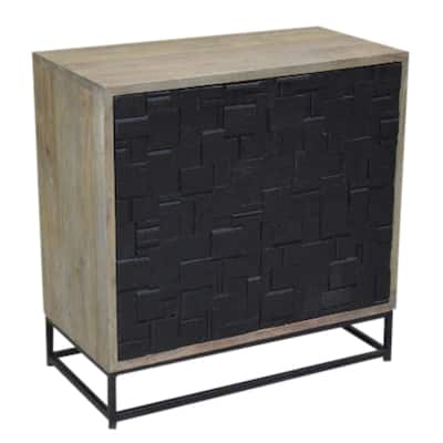 Solid Wood Scrap Parque Door Bedroom Accent Chest - Hekman