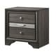 preview thumbnail 7 of 7, Furniture of America Bara Contemporary Grey Solid Wood 2-Piece Storage Platform Bedroom Set