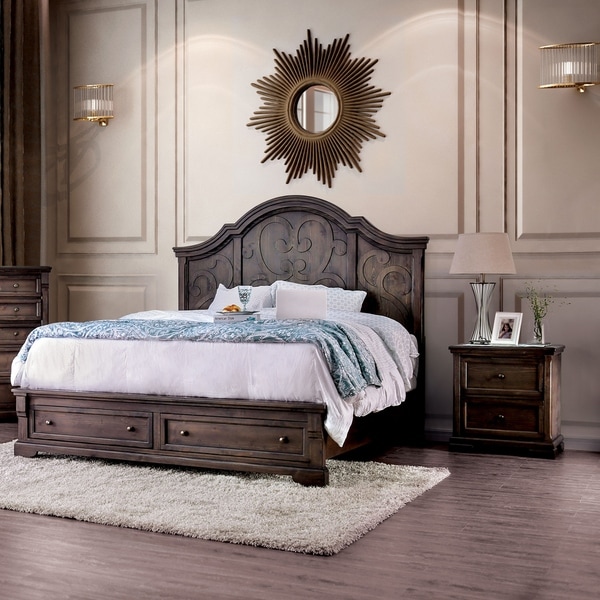Gracewood Hollow Gunic Rustic Walnut 2-piece Bedroom Set