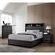 preview thumbnail 1 of 8, Furniture of America Soami Grey 3-piece Bedroom Set with Shelves California King