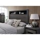 preview thumbnail 7 of 8, Furniture of America Soami Grey 3-piece Bedroom Set with Shelves