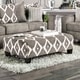 preview thumbnail 3 of 3, Furniture of America Myrnohrad Grey 3-piece Living Room Set w/ Ottoman