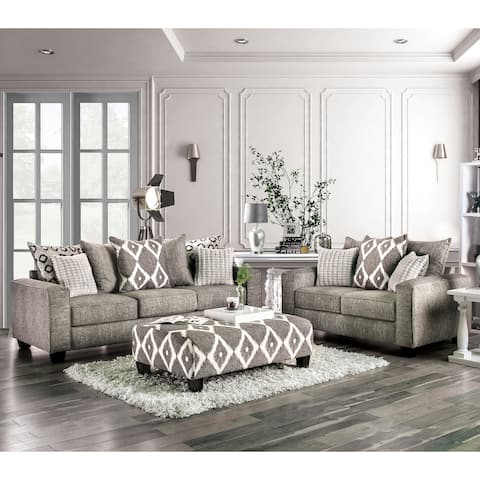 Buy Grey, 3 Piece Living Room Furniture Sets Online at Overstock | Our ...