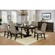 preview thumbnail 2 of 5, Furniture of America Ladonna Contemporary Espresso 7-piece Dinning Set