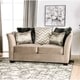 preview thumbnail 3 of 9, Furniture of America Lawanda Beige Upholstered 2-piece Living Room Set