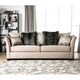 preview thumbnail 4 of 9, Furniture of America Lawanda Beige Upholstered 2-piece Living Room Set