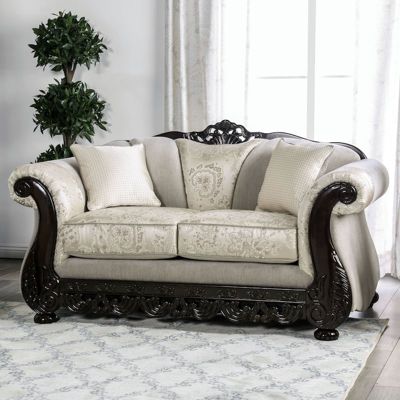 Dikic Traditional Chenille Rolled Arms 2-Piece Living Room Set by Gracewood Hollow