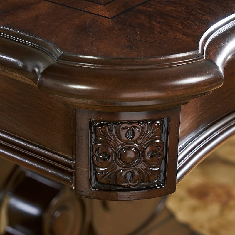Steve Silver Richland 96 Inch Traditional Dining Table, Brown