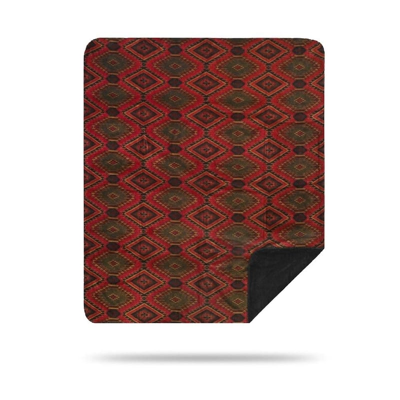 Denali Navaho Wind/Pine Microplush Blanket