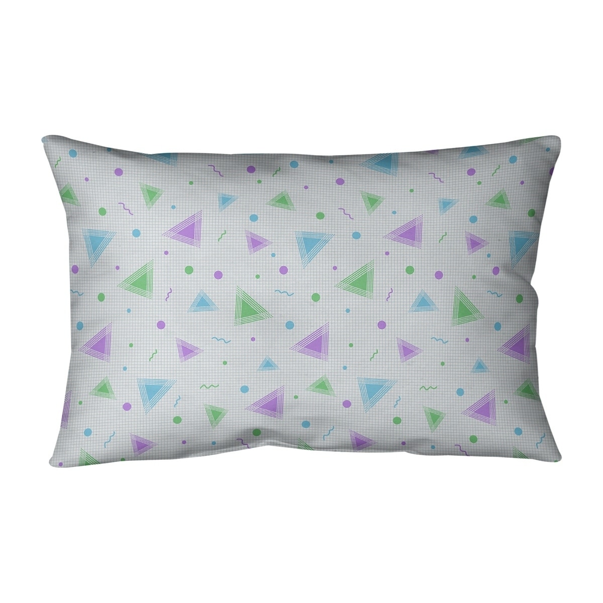 90's Retro Pattern Lumbar Pillow - Bed Bath & Beyond - 28416248