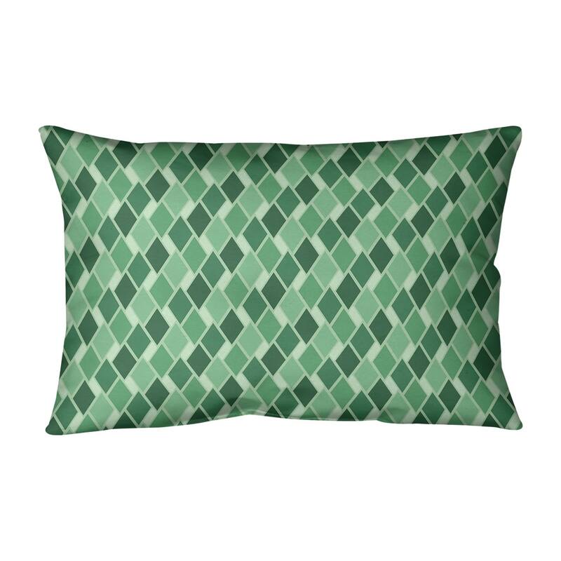 Retro Diamonds Lumbar Pillow
