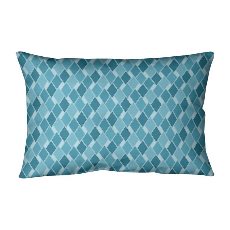Retro Diamonds Lumbar Pillow