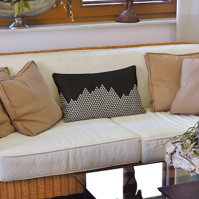 Mountain Pattern Lumbar Pillow