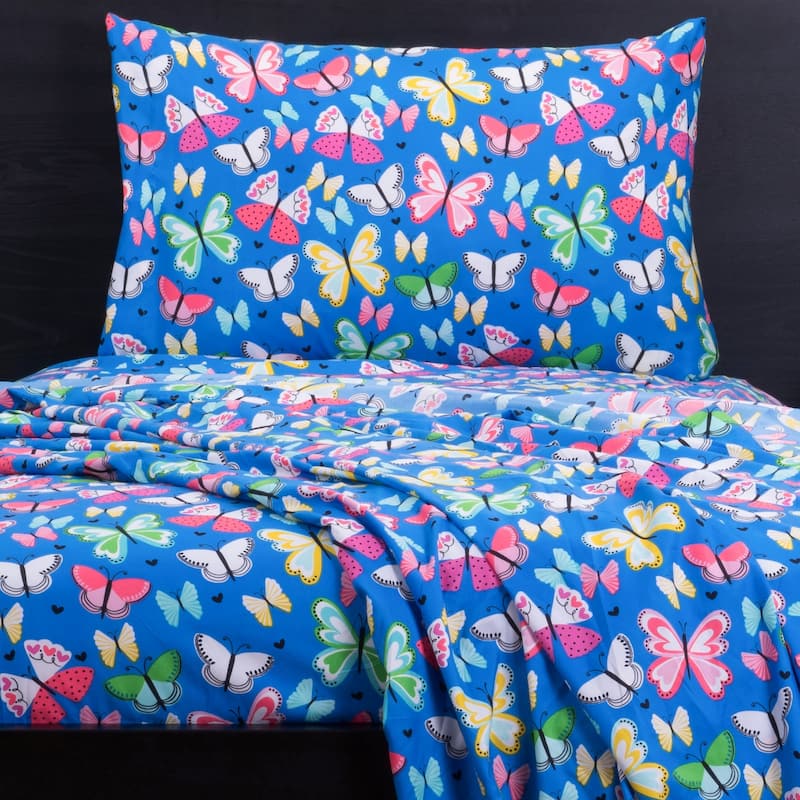 Highlights Brilliant Butterflies Sheet Set - Queen