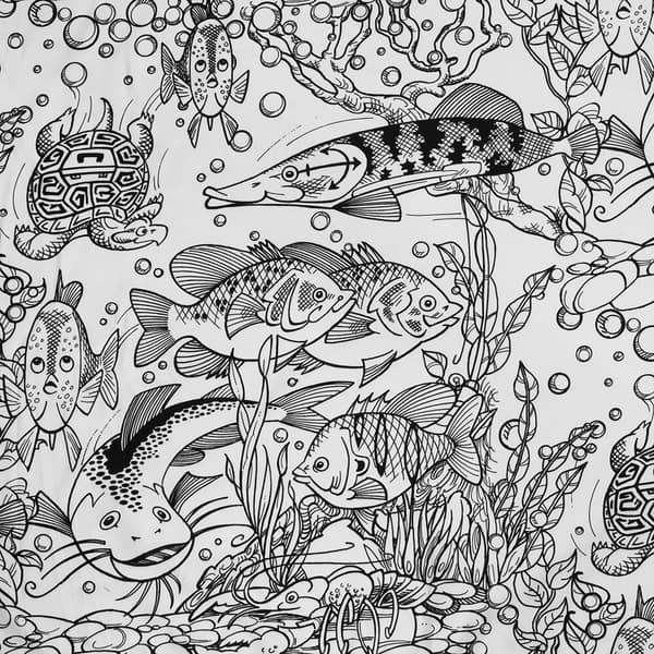 Highlights Under The Sea Hidden Pictures Sheet Set - Full