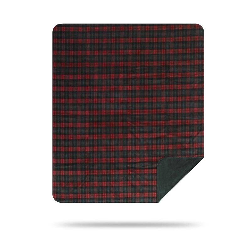 Denali Classic Plaid/Spruce Microplush Blanket