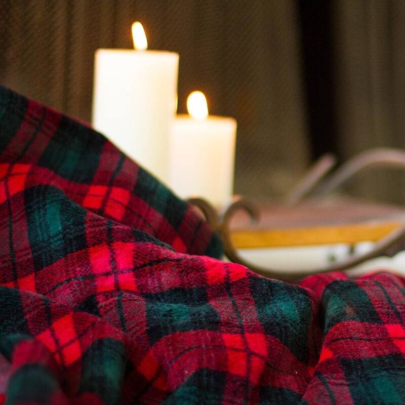Denali Classic Plaid/Spruce Microplush Blanket