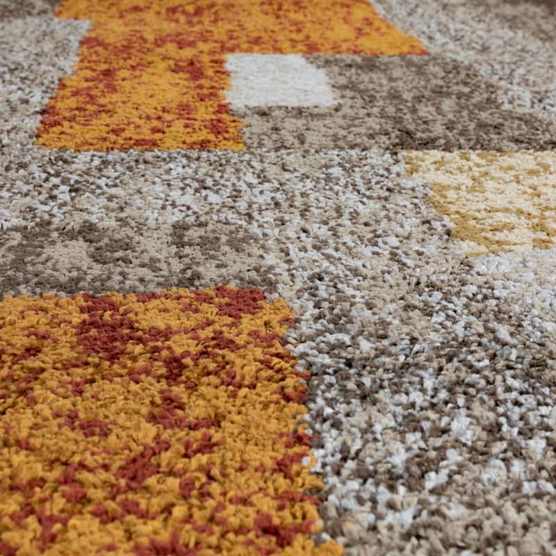 Addison Plano Elongated Geometrics EARTH Area Rug