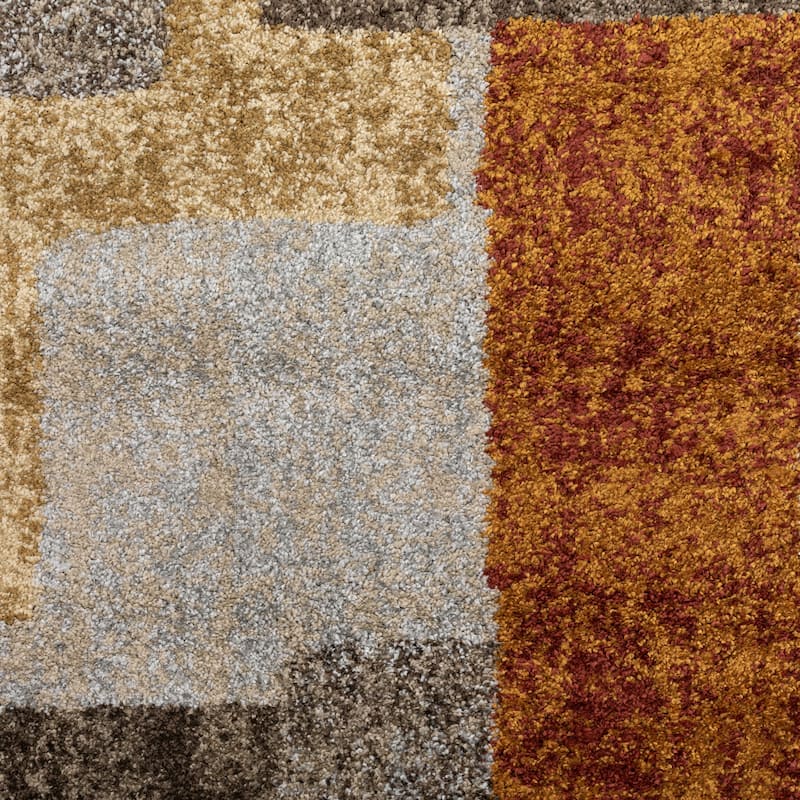 Addison Plano Elongated Geometrics EARTH Area Rug