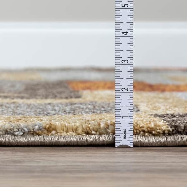 Addison Plano Elongated Geometrics EARTH Area Rug