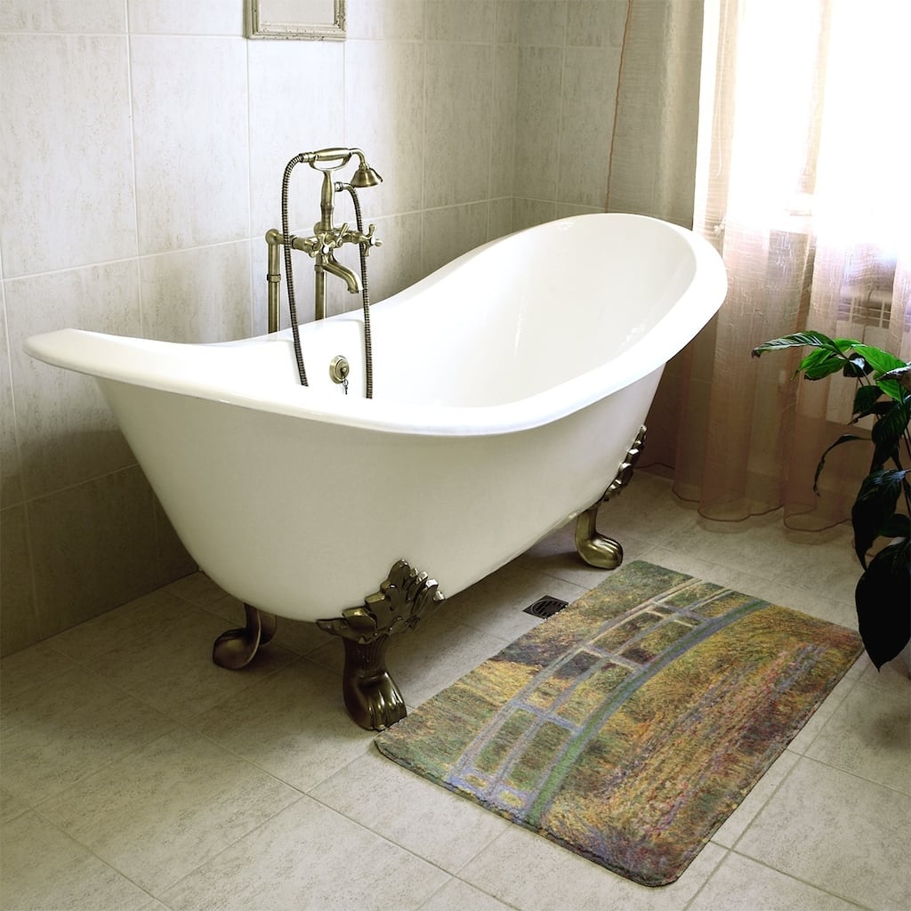 Monet The Waterlily Pond Bath Mat