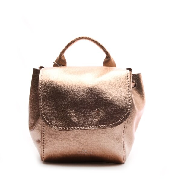 Shop Coach Women's Metallic Derby Backpack - Free Shipping ...
