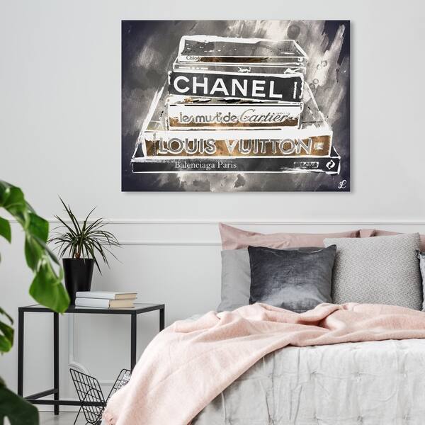 Shop Oliver Gal Lectures Grey Fashion And Glam Wall Art Canvas Print Gold Gray Overstock 28416786
