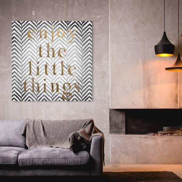 Oliver Gal 'Enjoy The Little Things' Typography and Quotes Wall Art ...