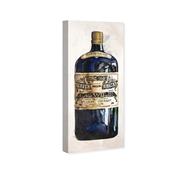 Shop Oliver Gal Fine Old Whiskey Drinks And Spirits Wall Art Canvas Print Blue White Overstock 28416813