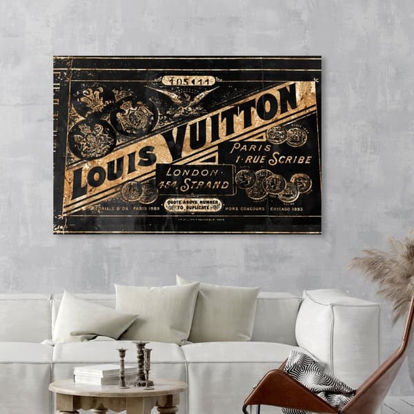 Oliver Gal '454 Strand Luxe' Fashion and Glam Wall Art Canvas Print - Gold,  Black - On Sale - Bed Bath & Beyond - 28416819