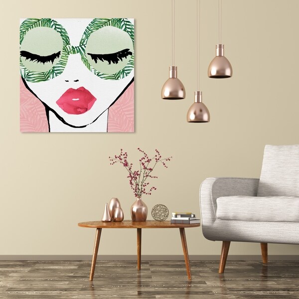 Shop Oliver Gal 'Plant Lady Glasses' Fashion and Glam Wall Art Canvas ...
